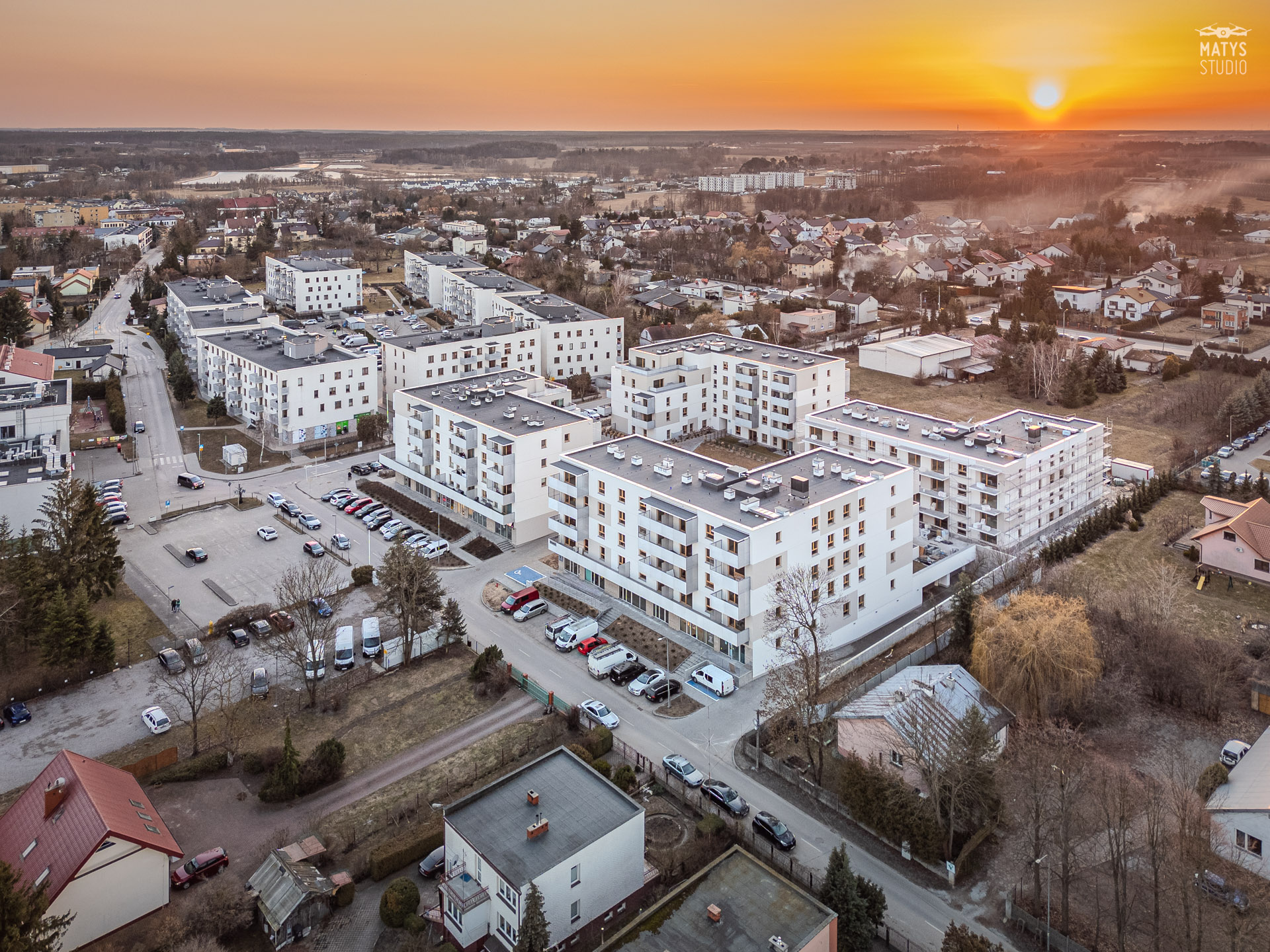 zdjecia_z_drona_tarczyn_warszawa_4 Osiedle mieszkaniowe sfotografowane z drona